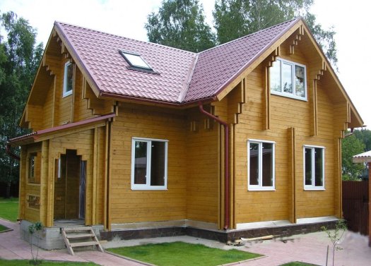 Bygging av hus med dobbel tømmerteknologi